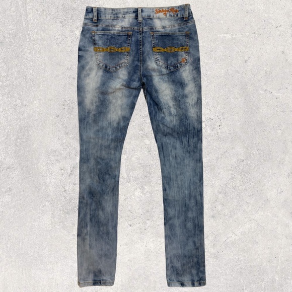 Indigo Rein Perfectly Distressed Destroyed Jeans - Size 9 - Picture 4 of 11